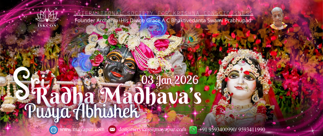 Puṣya Abhiṣeka in Mayapur: A Festival Draped in Love