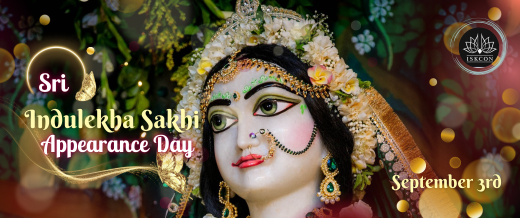Sri Indulekha Sakhi's Appearance Day!